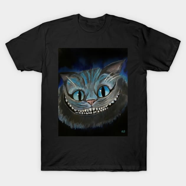 The Cheshire Cat T-Shirt by RG Illustration